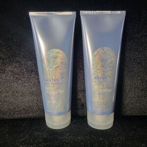 New Bundle Water Winter Mint Body Cream Bath & Body Works 2 Bottles
